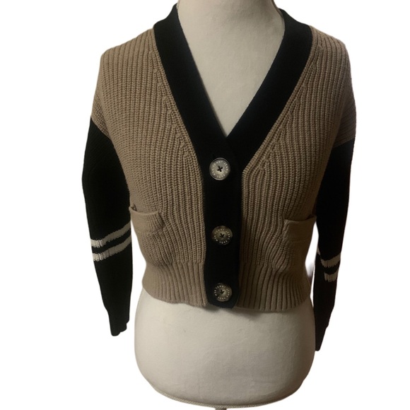 Tommy Jeans Colorblock Cropped Cardigan - Picture 5 of 11